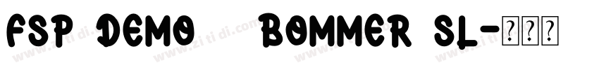 FSP DEMO   Bommer Sl字体转换